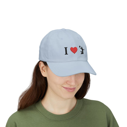 I Love Basketball Dad Cap, Casual Hat for Dads, Gift for Father's Day, Sports Lover Cap, Family Outing Accessory, Everyday Wear - TRV