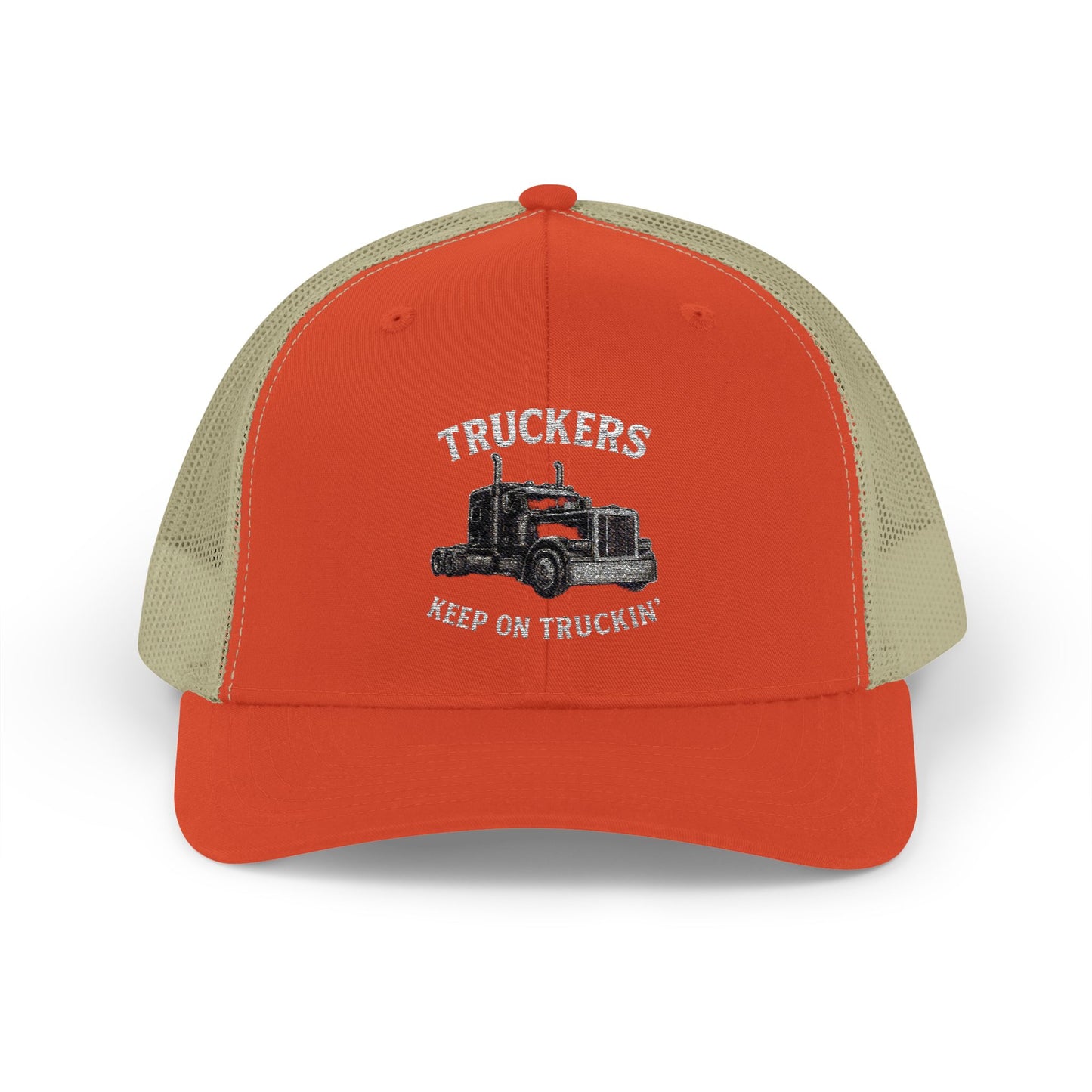 Truck Driver Snapback Cap, Mesh Trucker Hat, Cool Casual Hat, Perfect Gift for Drivers, Trucking Enthusiasts, Outdoor Style - TRV