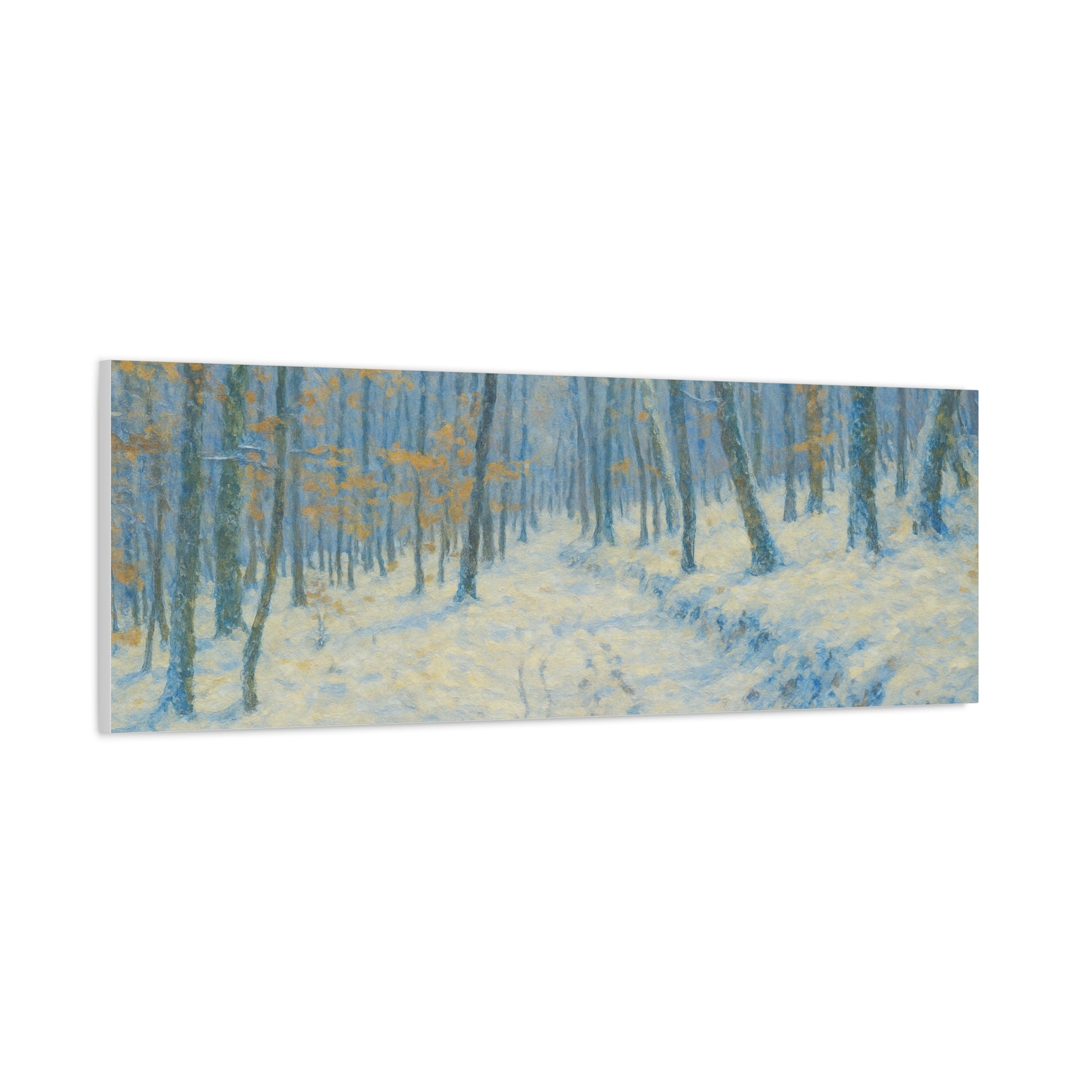 Winter Wonderland Canvas Art, Stretched Canvas Wall Decor, Home Decor, Art for Living Room, Gift for Nature Lovers, Cozy Winter Vibes - TRV