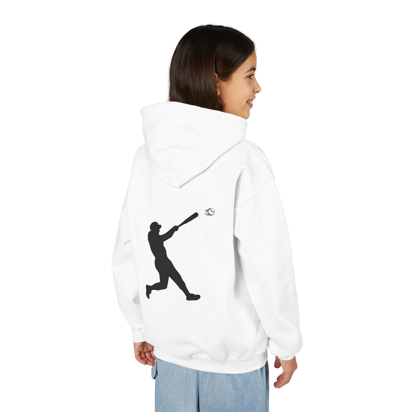 Youth Baseball Swing Hoodie | Perfect Gift for Young Players | Sports Sweatshirt | Custom Athletic Wear | Birthday Gift, Team Apparel, [...]
