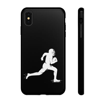 Football Player Phone Case, Tough Cases, Sports Phone Cover, Gift for Athletes, iPhone & Samsung Accessories, Running Player Design - TRV