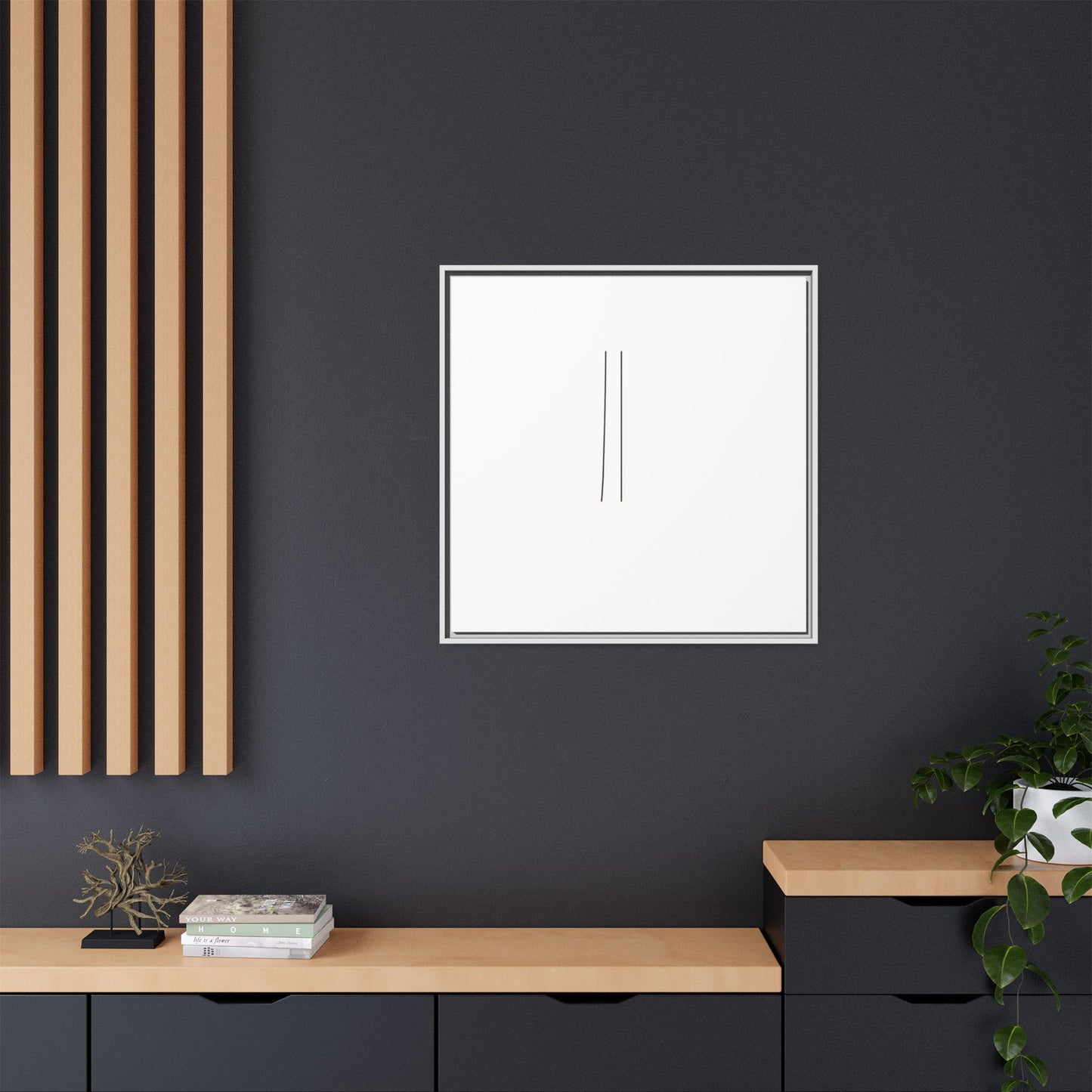 Minimal Line Art | Matte Canvas Framed