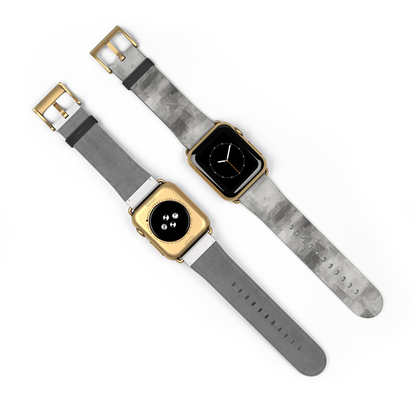 Gray Watercolor Camouflage Watch Band | Neutral Abstract Apple Watch Strap - TRV