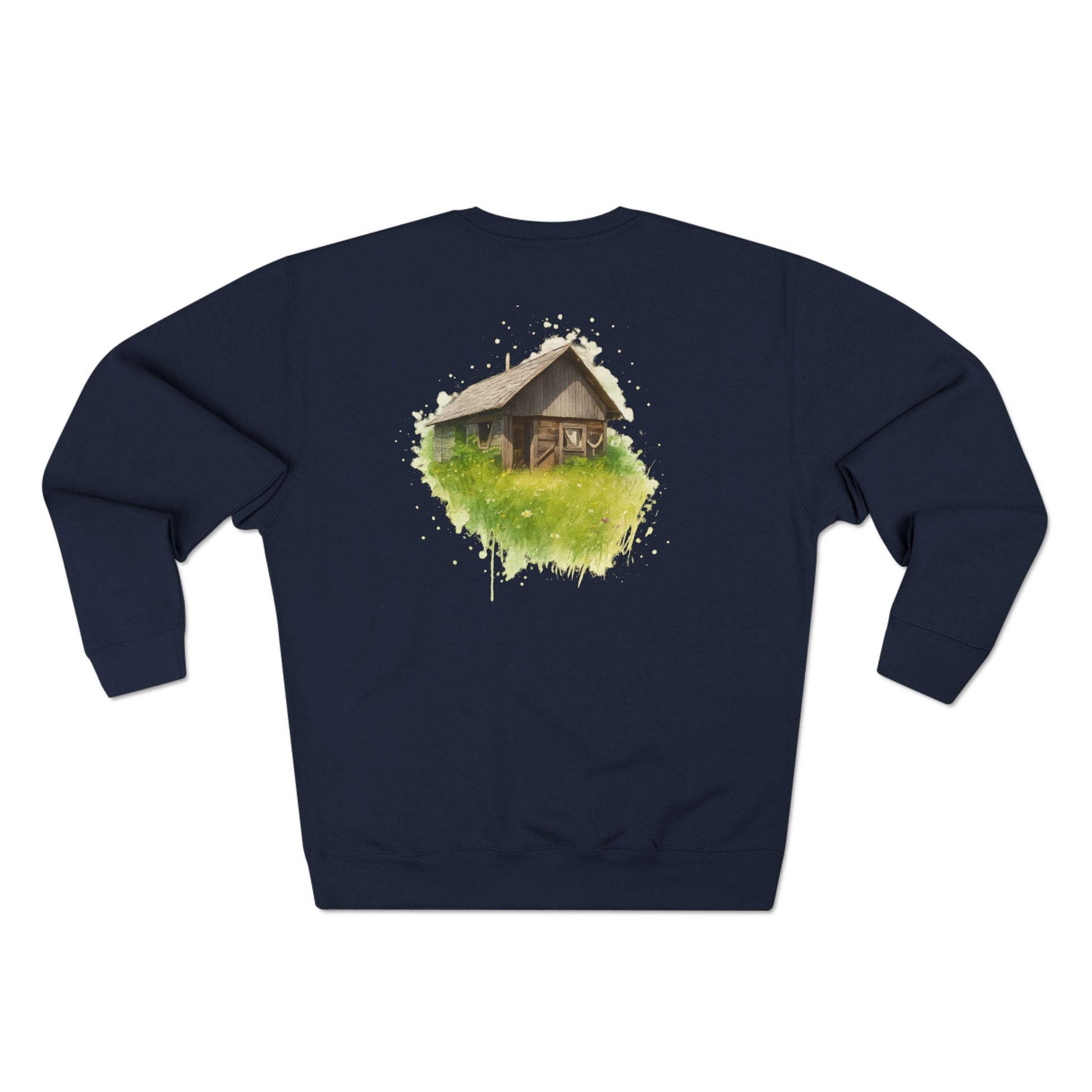 Cozy Art Print Crewneck Sweatshirt: Nature Lover, Graphic Sweater, Unique Gift, Home Decor Apparel, Casual Style - TRV
