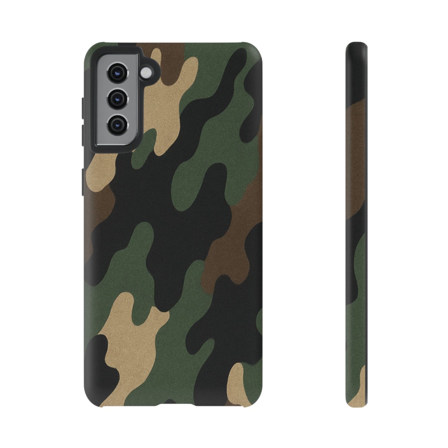 Camouflage Phone Case, Tough Phone Cover, Military Style Accessory, Protective Case for Men, Gifts for Soldiers - TRV