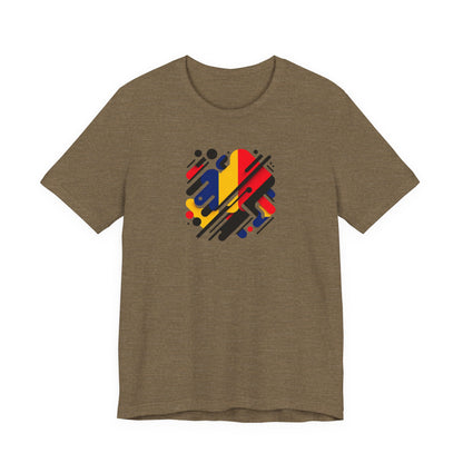 Artistic Heart Unisex Jersey Tee - Vibrant Graphic Tee, Casual Wear, Gift for Art Lovers, Birthday Surprise, Everyday Comfort - TRV