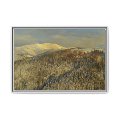 Framed Mountain Canvas Art, Perfect for Home Decor, Nature Wall Art, Gift for Nature Lovers, Cozy Atmosphere - TRV