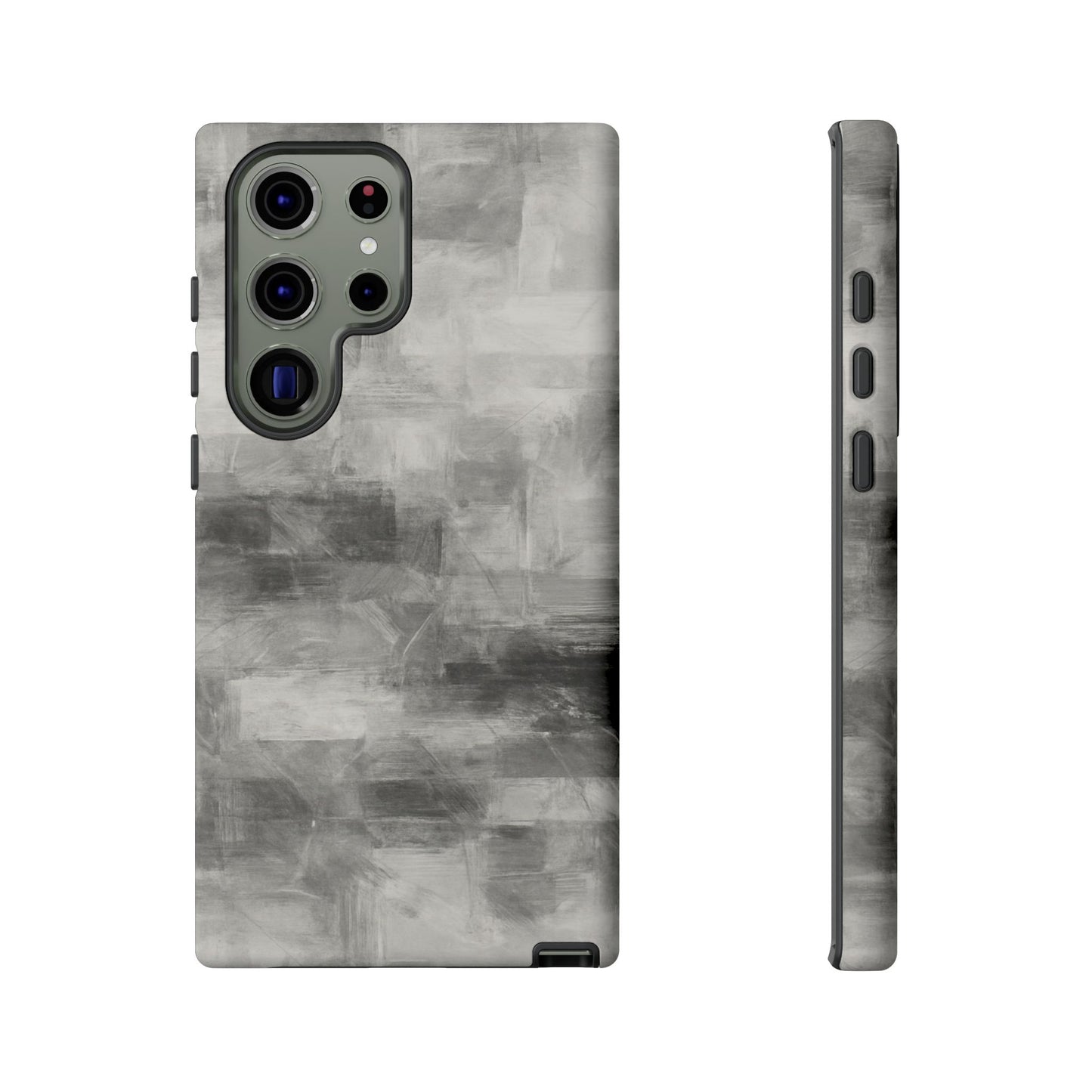Stylish Phone Case for Tough Protection, Marble Grey Design, Customizable Gift for Her, Unisex Mobile Accessory, Birthday Present, [...] - TRV