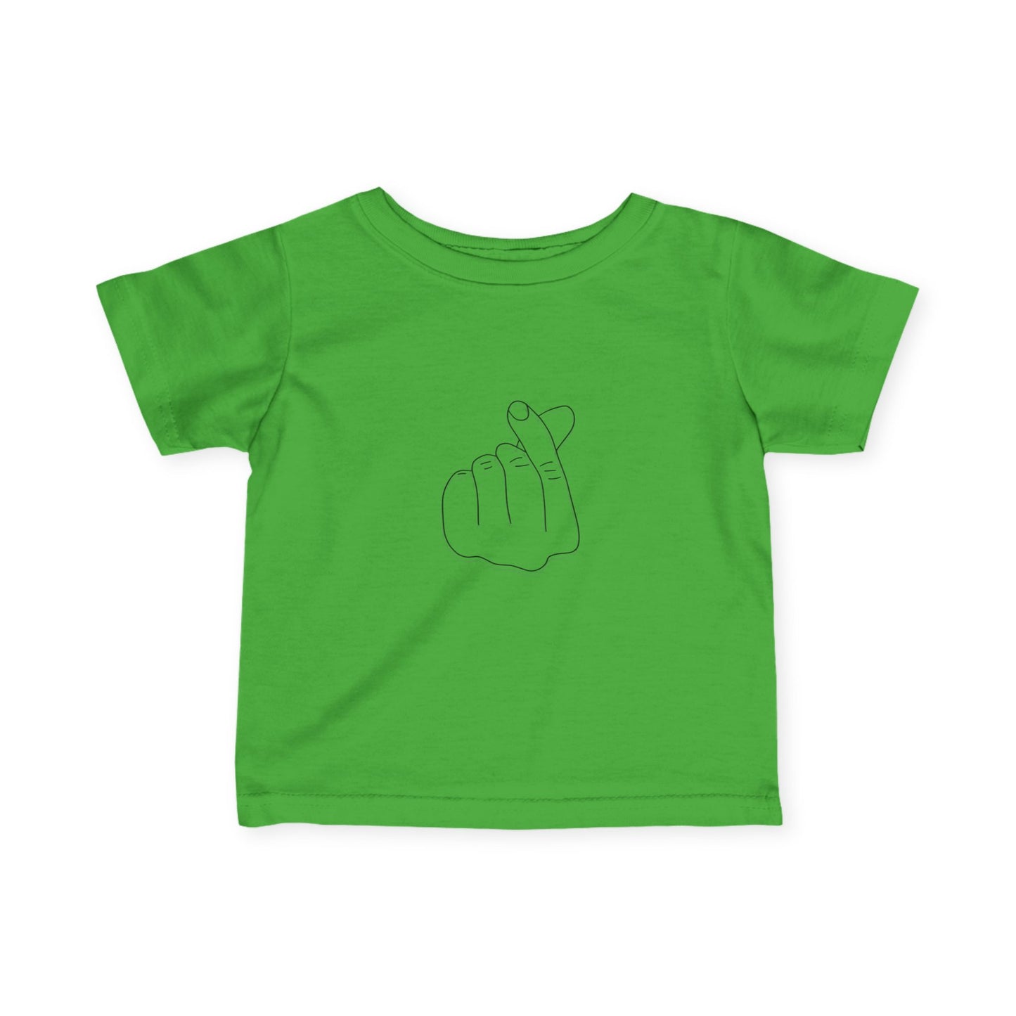 Cute Infant Tee with Love Hand Gesture Design