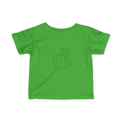 Cute Infant Tee with Love Hand Gesture Design