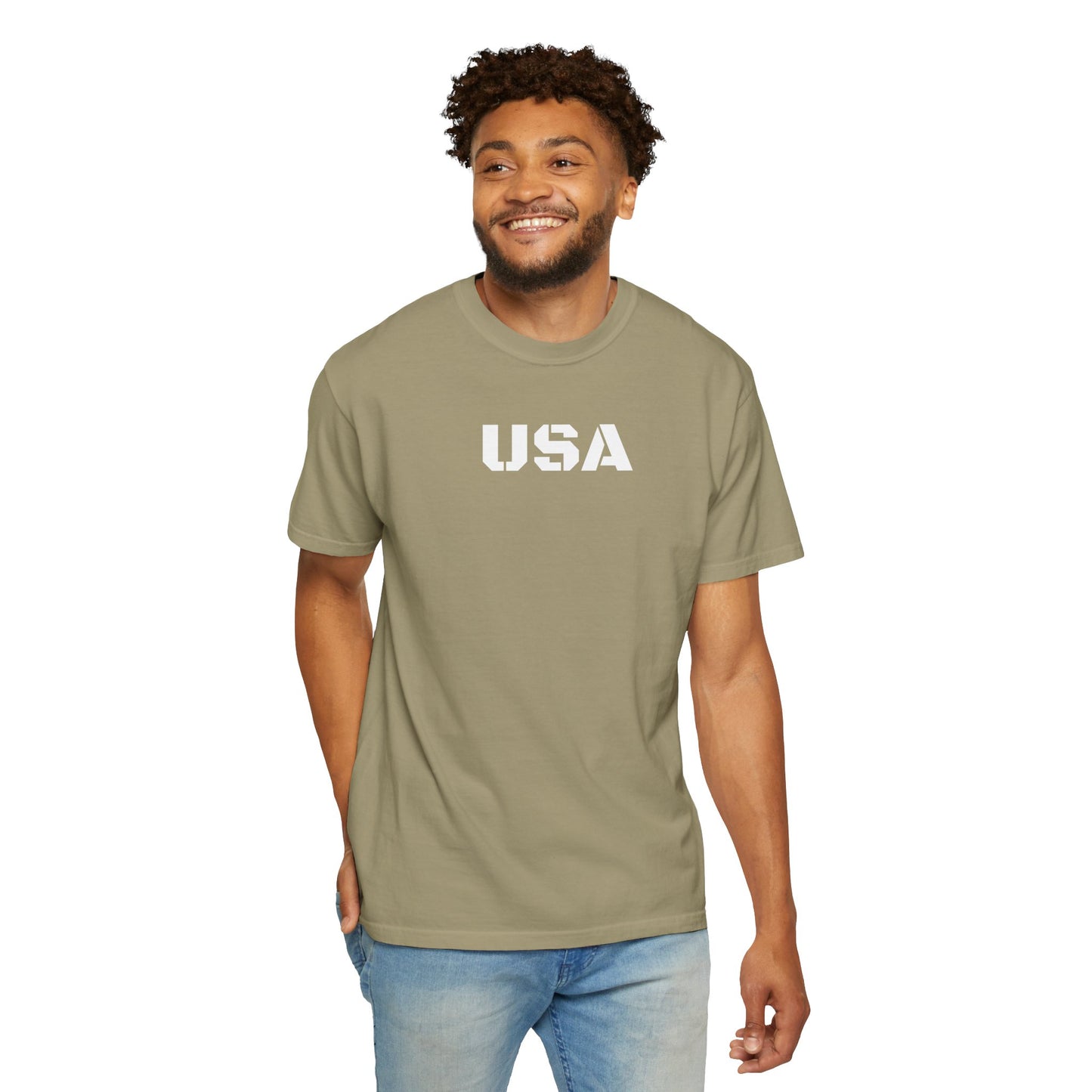USA Vintage Unisex T-Shirt, Soft Cotton Tee, Casual Wear, Gifts for Her & Him, Summer Essentials, Independence Day Apparel - TRV