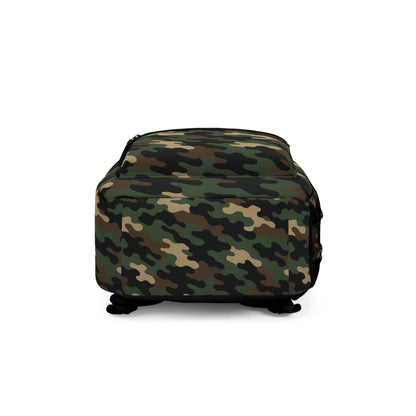 Camouflage Backpack - Trendy Camo Rucksack for Adventurers, School, Hiking, Gifts for Outdoorsy Friends, Travel Companion, Backpack, School - TRV