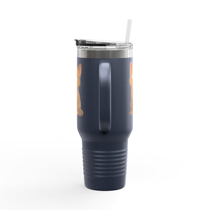 Cute Cat Insulated Travel Mug, 40oz - Perfect for Pet Lovers, Gifts for Cat Owners, Travel Accessories, Cute Drinkware, Animal Lovers - TRV