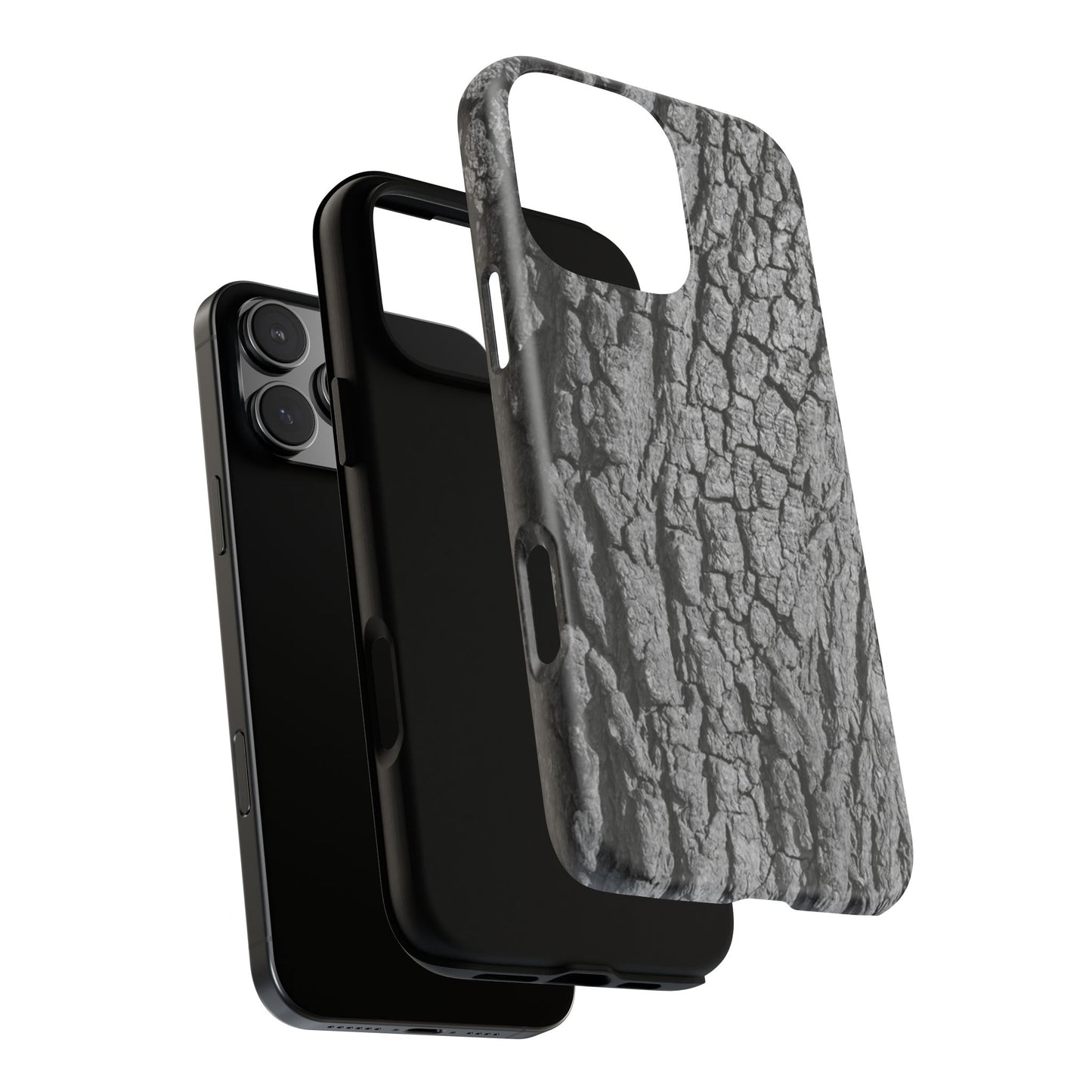 Rustic Bark Phone Case - Tough and Durable Protection - TRV