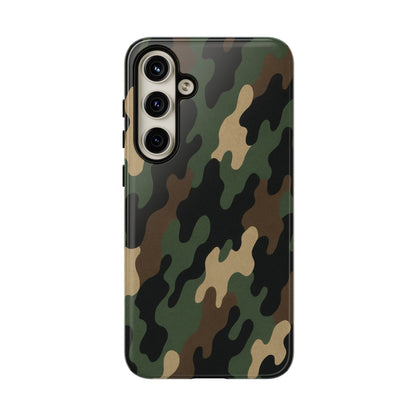 Camouflage Phone Case, Tough Cases, Military Style, Unique Phone Accessories, Gift for Him, Durable Phone Cover - TRV