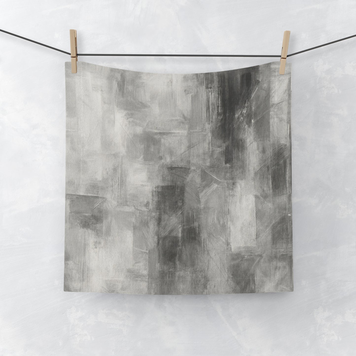Chic Abstract Face Towel, Modern Bathroom Decor, Luxury Spa Accessory, Trendy Gift, Perfect for Weddings and Housewarming - TRV