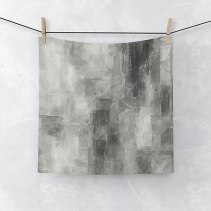 Chic Abstract Face Towel, Modern Bathroom Decor, Luxury Spa Accessory, Trendy Gift, Perfect for Weddings and Housewarming - TRV