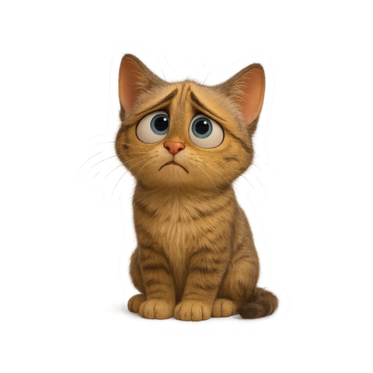 Adorable Cat Kiss-Cut Stickers | Cuteness Overload for Pet Lovers, Laptop Decals, Gift Tags, Journal Decoration, Cute Cat Collectibles - TRV