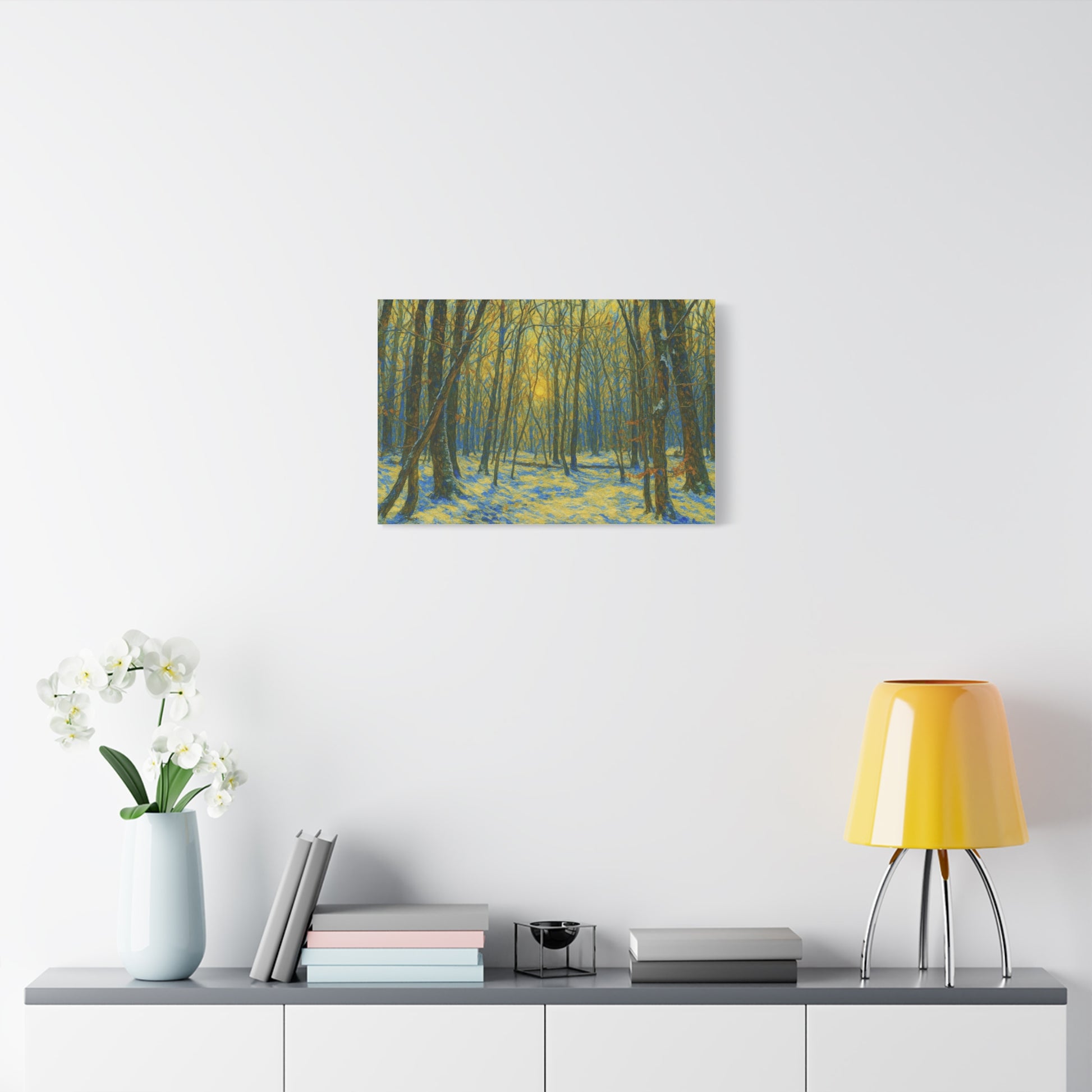 Forest Sunrise Canvas Print, Wall Art, Nature Photography, Home Decor, Gift for Nature Lovers, Landscape Artwork - TRV