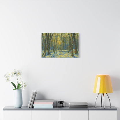 Forest Sunrise Canvas Print, Wall Art, Nature Photography, Home Decor, Gift for Nature Lovers, Landscape Artwork - TRV