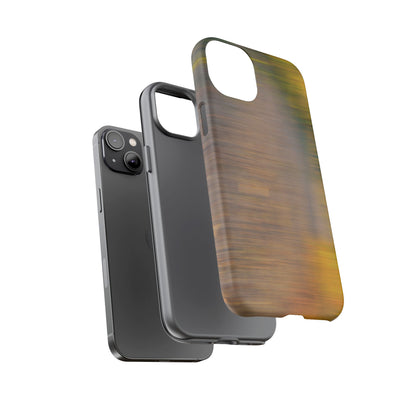 Autumn Blur Tough Phone Case — Fall Colors Protective iPhone Cover