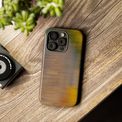 Autumn Blur Tough Phone Case — Fall Colors Protective iPhone Cover