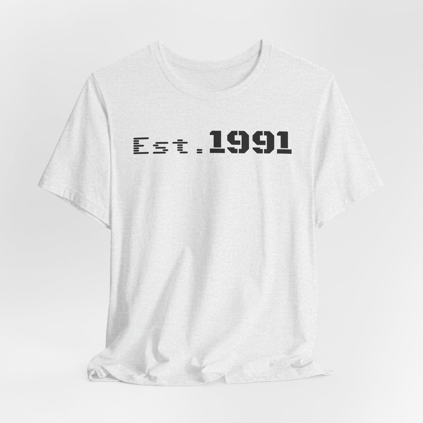 Established 1991 Unisex Jersey Tee | Vintage Anniversary Gift | Casual Wear, Birthday Shirt, Retro Style, Statement Tee, Gift for Him/Her - TRV