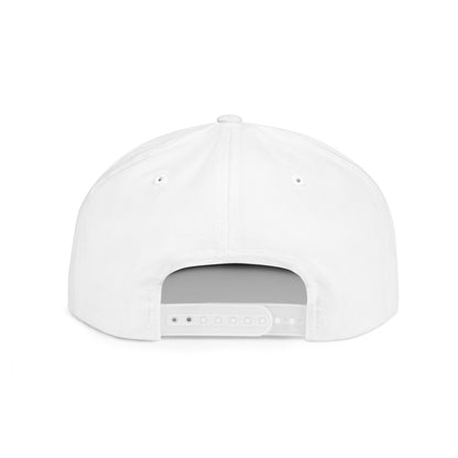 Minimalist Hand Gesture Flat Bill Snapback Hat - TRV