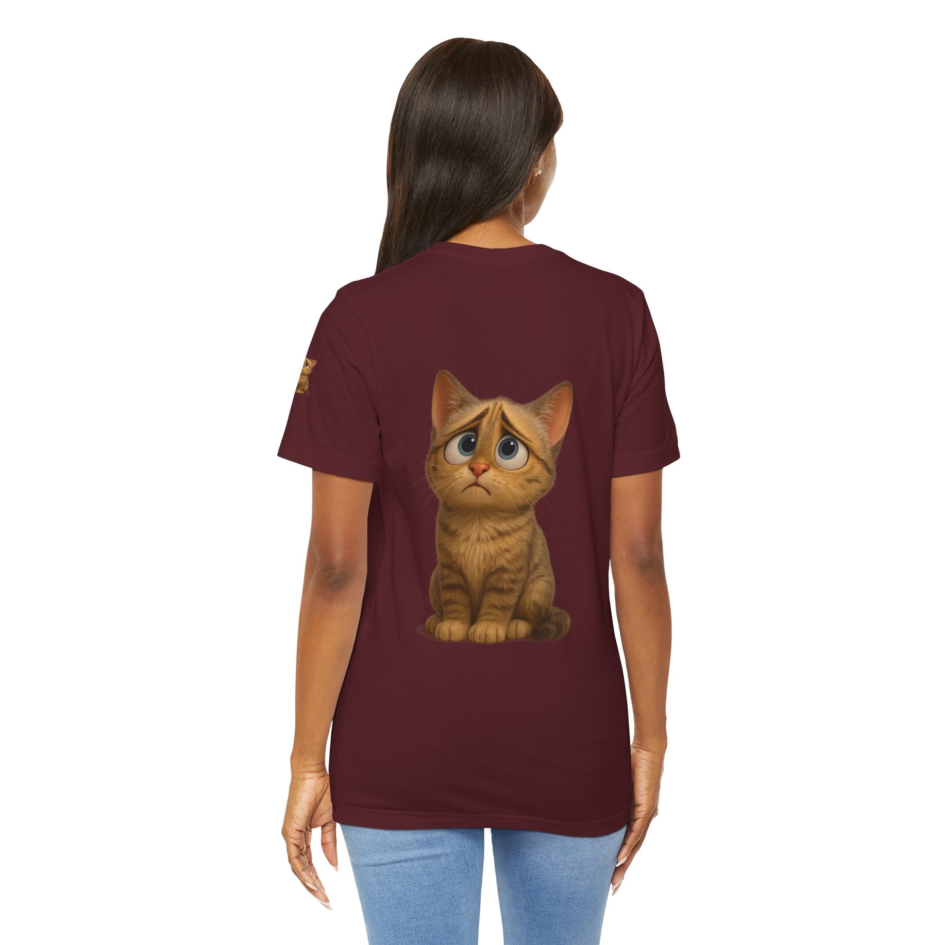 Adorable Cat Graphic Tee, Cute Pet Lover Shirt, Animal Lover Gift, Funny Cat Apparel, Birthday, Christmas, Everyday Use - TRV