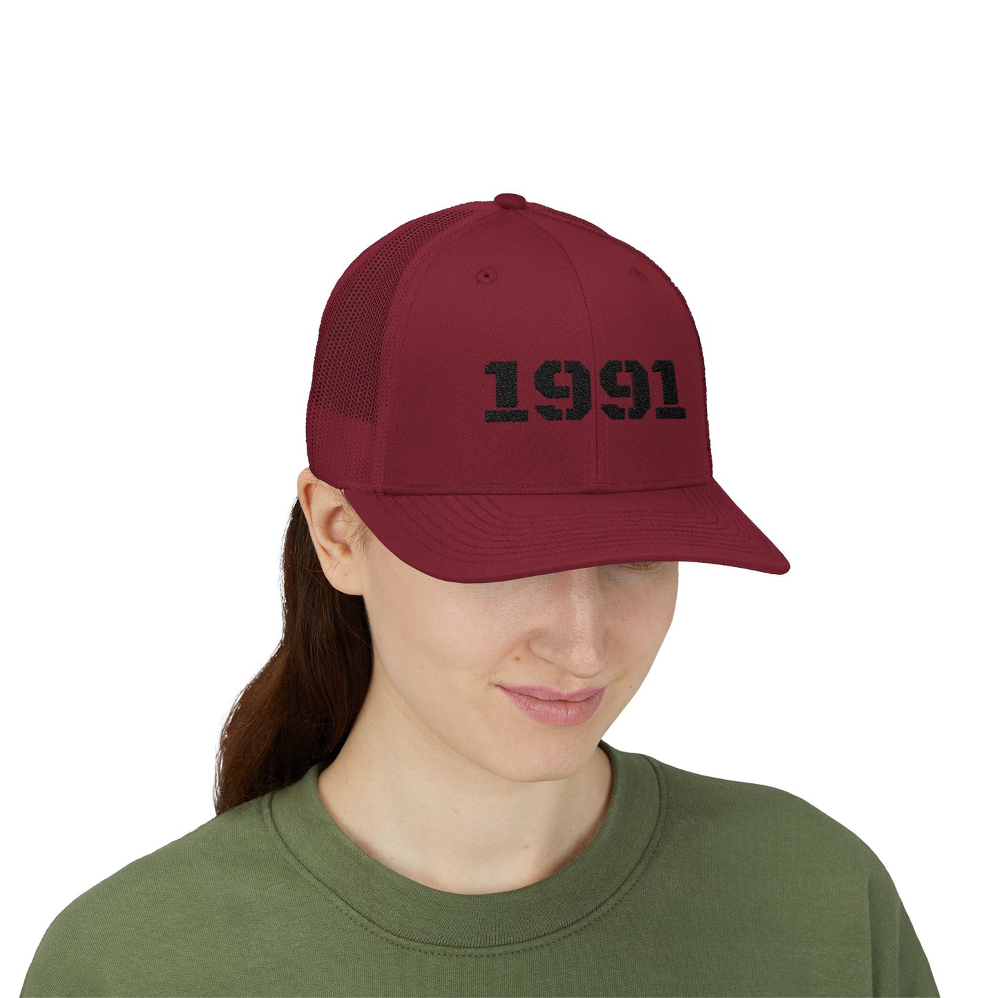 Vintage 1991 Snapback Trucker Cap, Retro Hat, Unisex Baseball Cap, Gift for Birth Year 1991, Casual Style Headwear - TRV