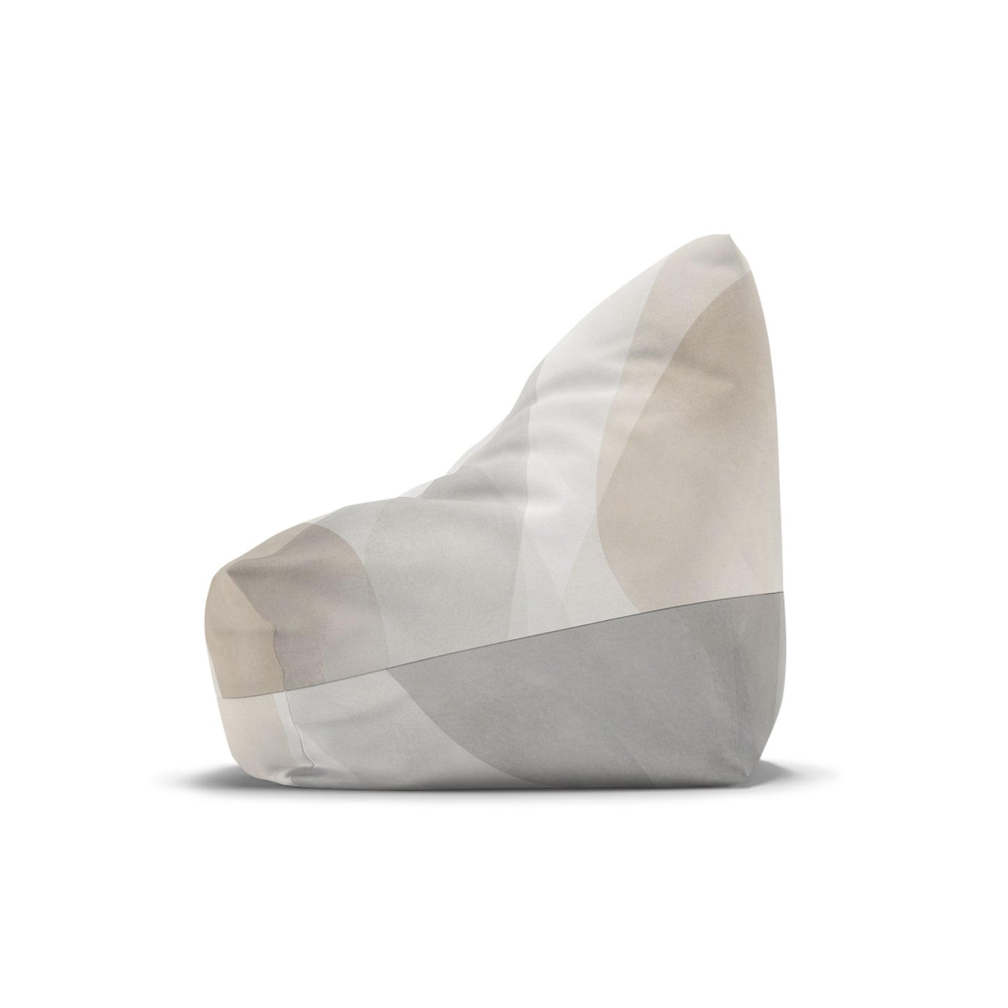 Neutral Geometric Pattern Bean Bag