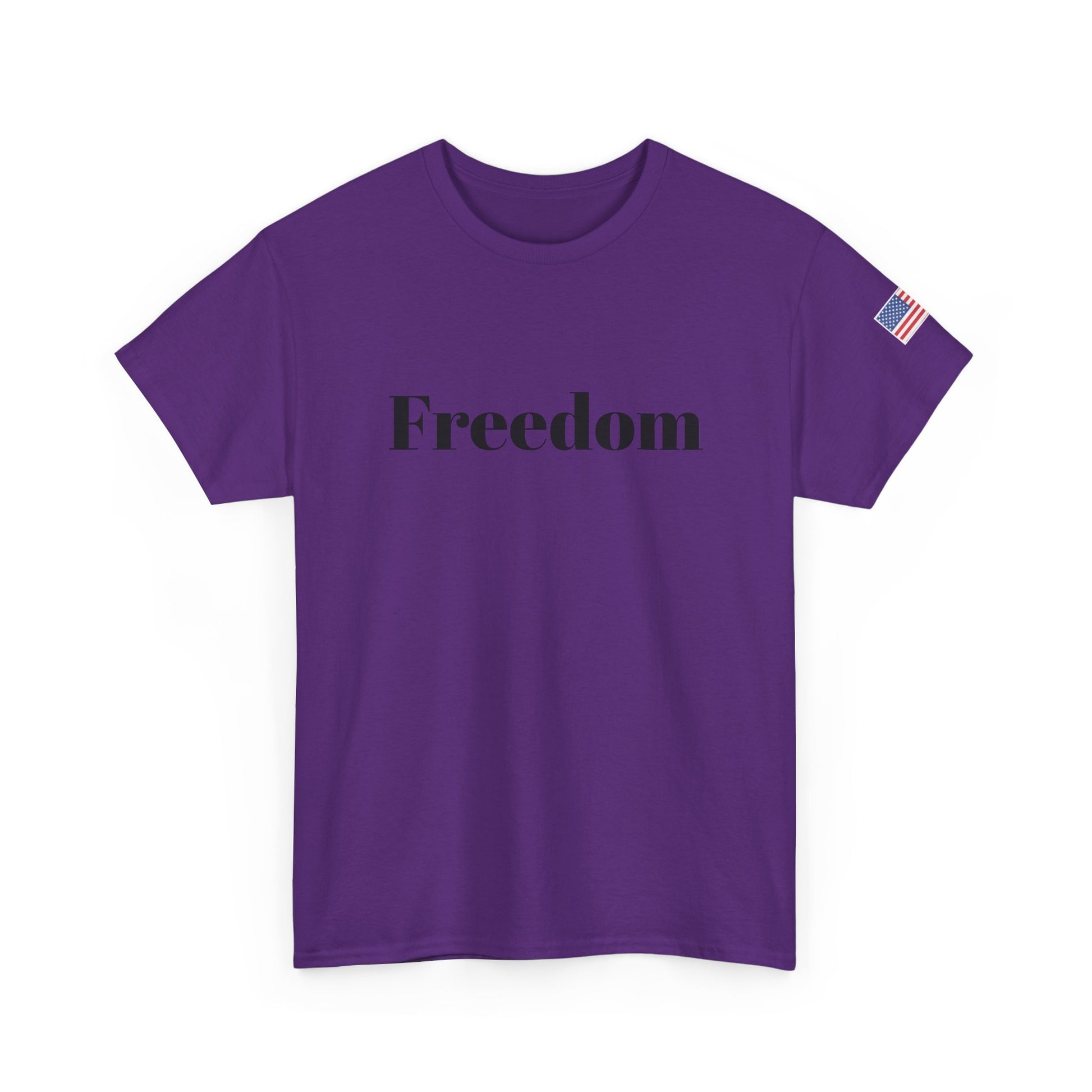Freedom script tee | T-Shirt, American flag sleeve - TRV