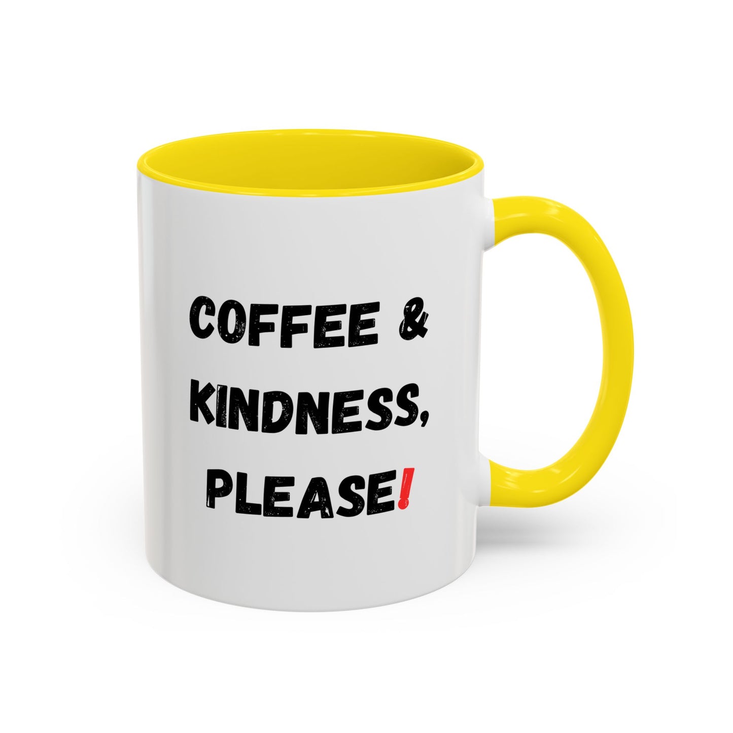 Coffee & Kindness Mug - Inspirational Coffee Cup, Gift for Friends, Office Decor, Encouragement, Morning Motivation