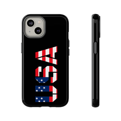 USA Flag Phone Case, Tough Phone Cover, Patriotic Gift, Independence Day Accessory, American Pride Mobile Case - TRV