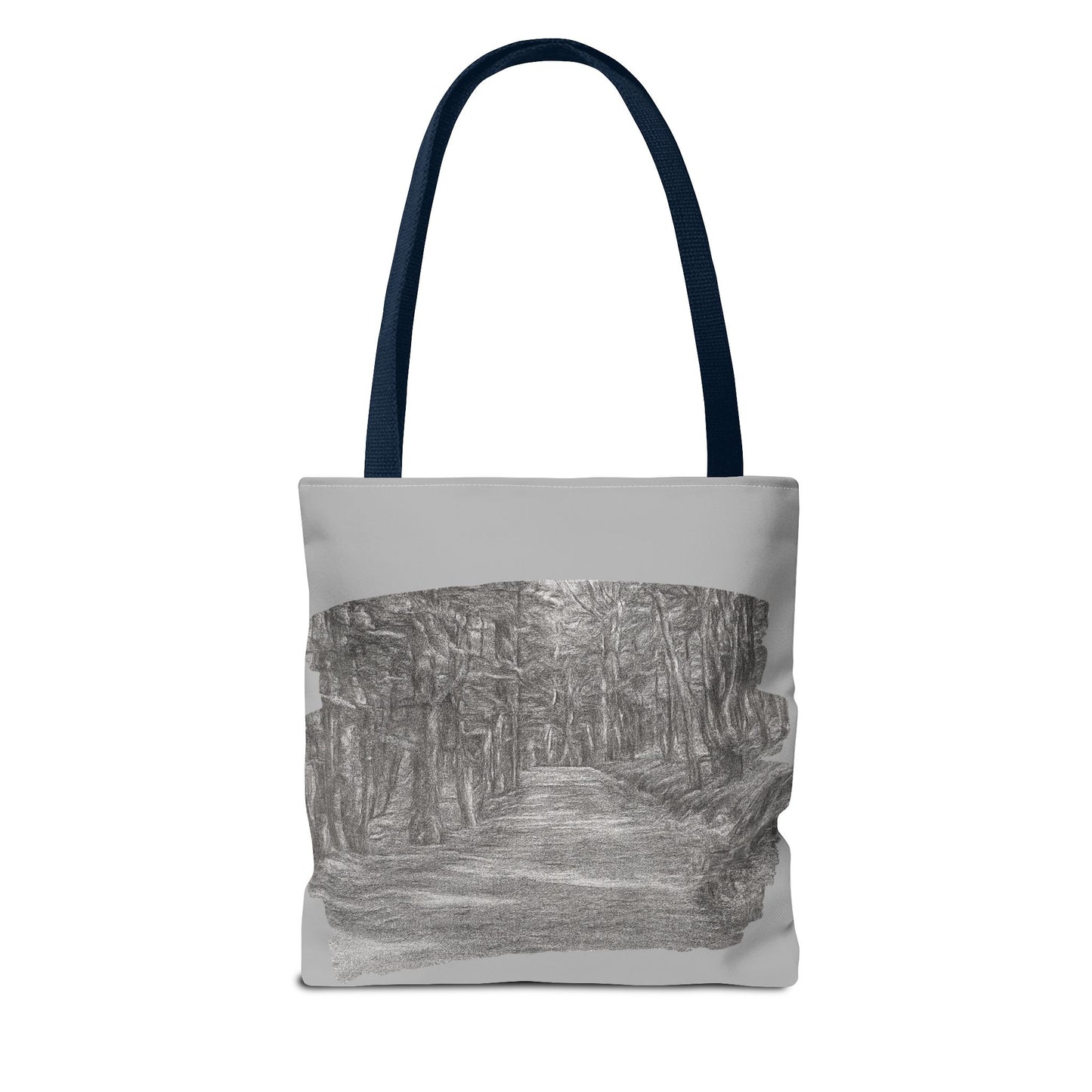Scenic Path Tote Bag, Reversible Tote, Eco-Friendly Shopper, Outdoor Adventure Bag, Gift for Nature Lovers, Stylish Carryall - TRV