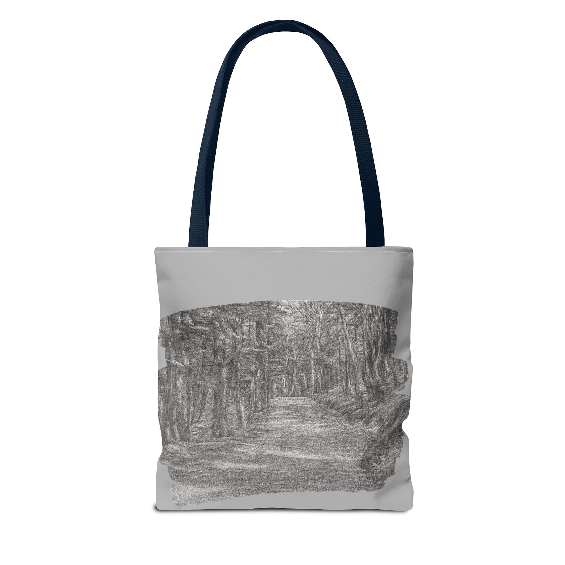 Scenic Path Tote Bag, Reversible Tote, Eco-Friendly Shopper, Outdoor Adventure Bag, Gift for Nature Lovers, Stylish Carryall - TRV