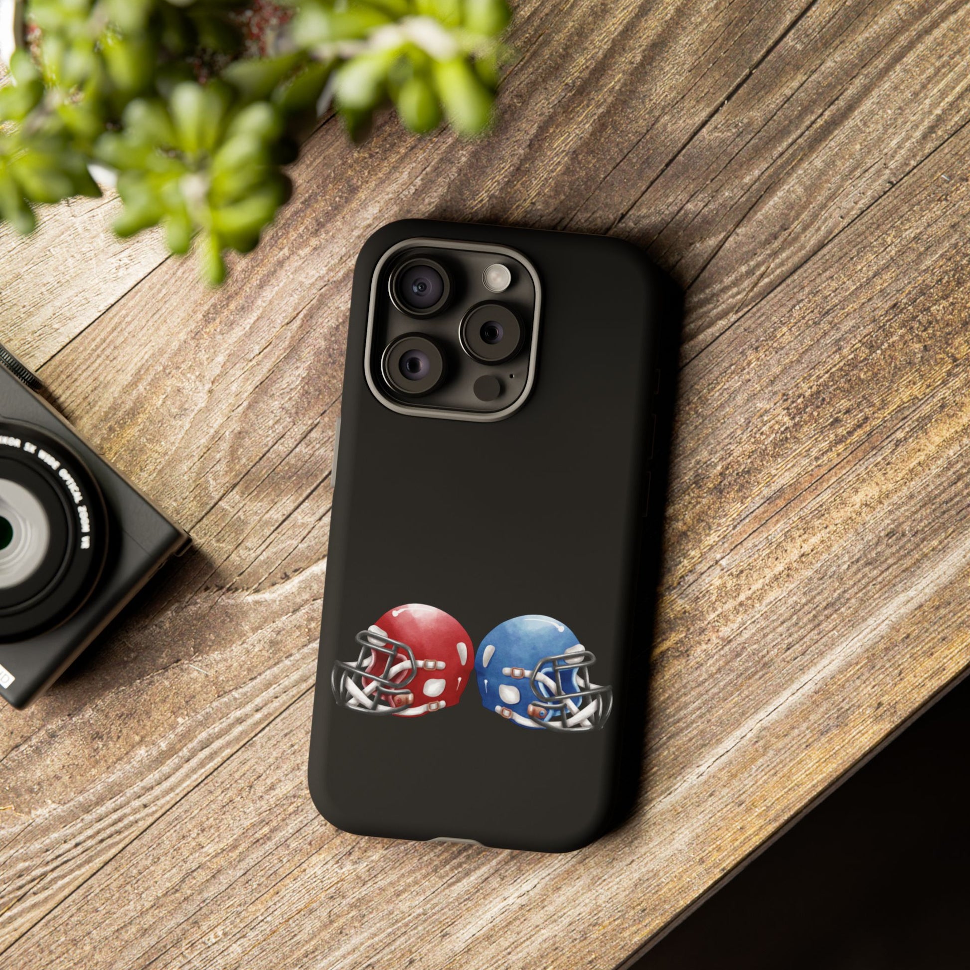 Football Helmet Phone Case, Tough Cases for Sports Fans, Gifts for Gamers, Durable Phone Cover, Unique Tech Accessories - TRV