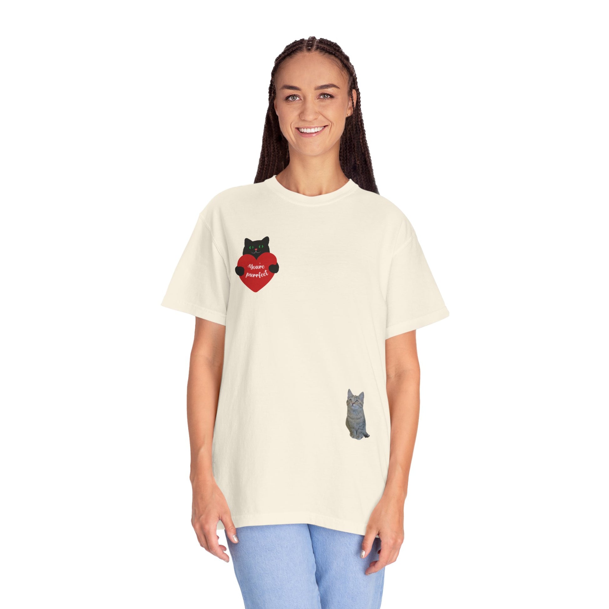 Cat Lover Unisex T-Shirt, Cute Cat Tee, Gift for Cat Owners, Animal Lover Shirt, Birthday Gift, Casual Comfort Tee, Pet Theme - TRV