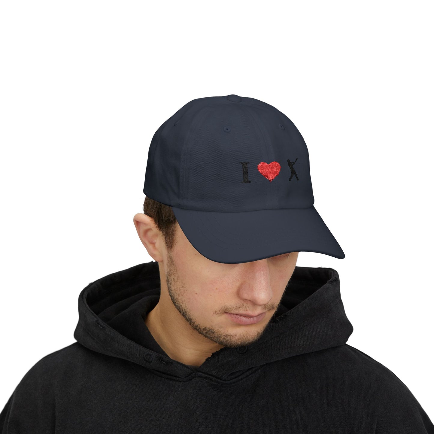 I Love Baseball Dad Cap, Sporty Hat for Dads, Baseball Lover Gift, Father's Day Gift, Casual Everyday Wear - TRV