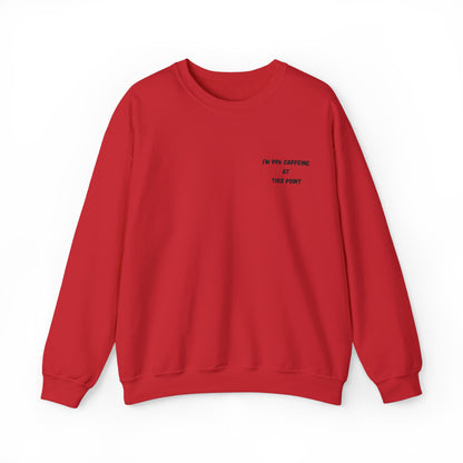 Caffeine Lover's Crewneck Sweatshirt | Unisex Heavy Blend - TRV