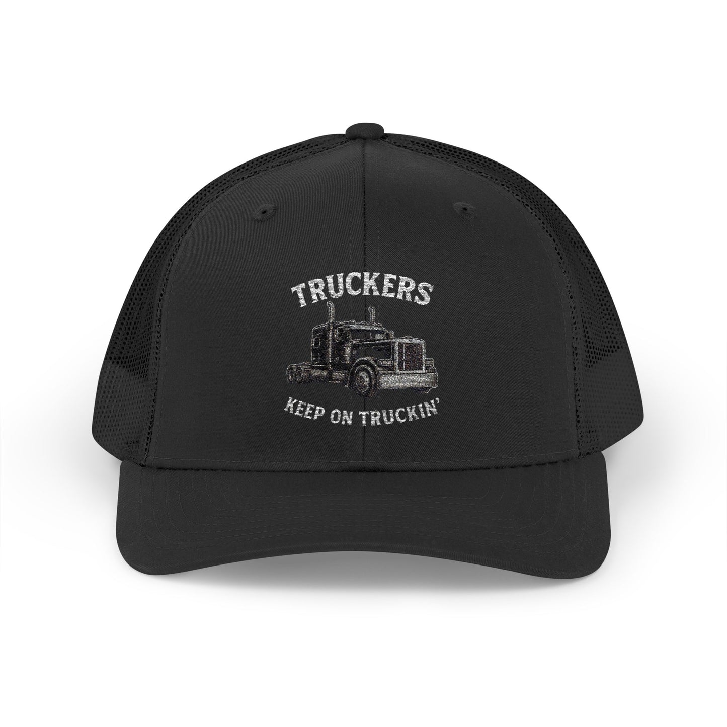 Truck Driver Snapback Cap, Mesh Trucker Hat, Cool Casual Hat, Perfect Gift for Drivers, Trucking Enthusiasts, Outdoor Style - TRV