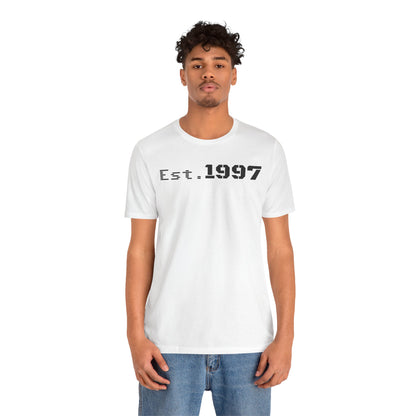 Vintage Est. 1997 Unisex Tee, Gift for Birthdays, Celebrations, Casual Wear, Retro Fashion, Cool Graphic T-Shirt - TRV