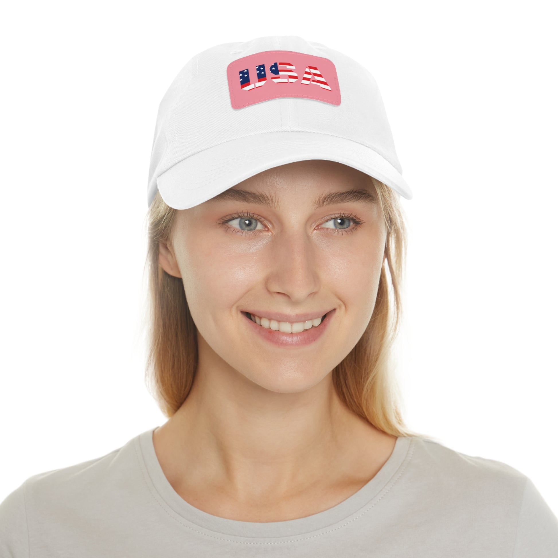Dad Hat with USA Leather Patch - TRV