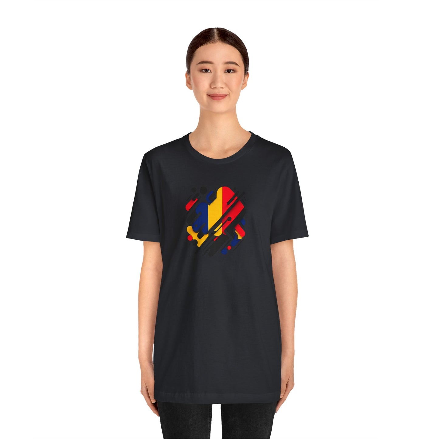 Artistic Heart Unisex Jersey Tee - Vibrant Graphic Tee, Casual Wear, Gift for Art Lovers, Birthday Surprise, Everyday Comfort - TRV