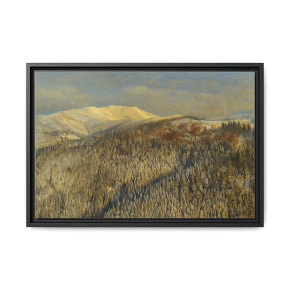Framed Mountain Canvas Art, Perfect for Home Decor, Nature Wall Art, Gift for Nature Lovers, Cozy Atmosphere - TRV