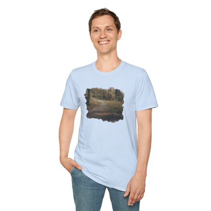 Nature-Inspired Unisex Softstyle T-Shirt, Eco-Friendly Fashion, Outdoor Lover Tee, Gift for Nature Enthusiasts, Casual Everyday Wear