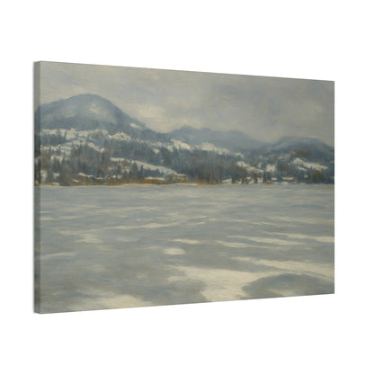 Serene Winter Landscape Canvas - TRV
