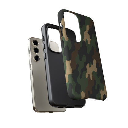 Camouflage Phone Case, Tough Cases, Military Style, Unique Phone Accessories, Gift for Him, Durable Phone Cover - TRV