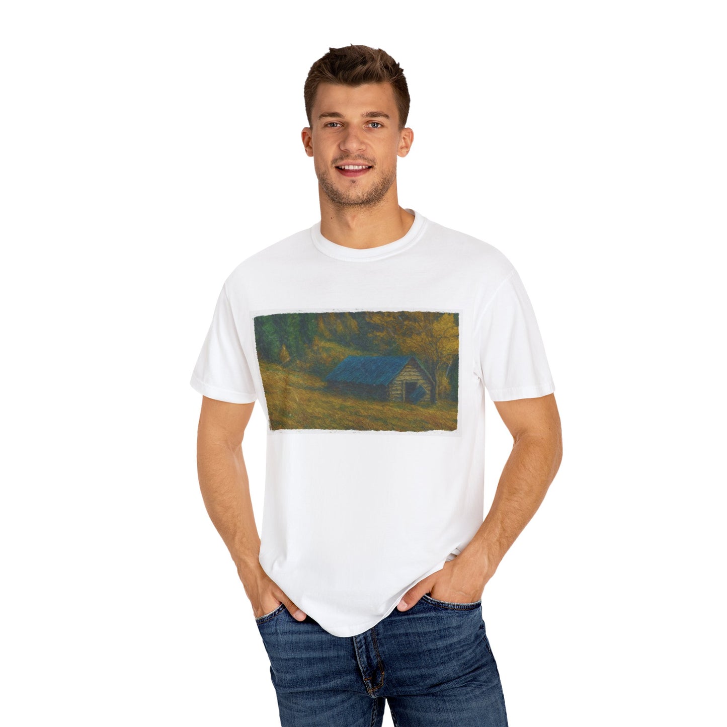 Nature-Inspired Unisex T-Shirt | Cozy Autumn Vibe, Perfect for Casual Outings, Gift for Nature Lovers, Outdoor Adventure Tee, Relaxed Fit - TRV
