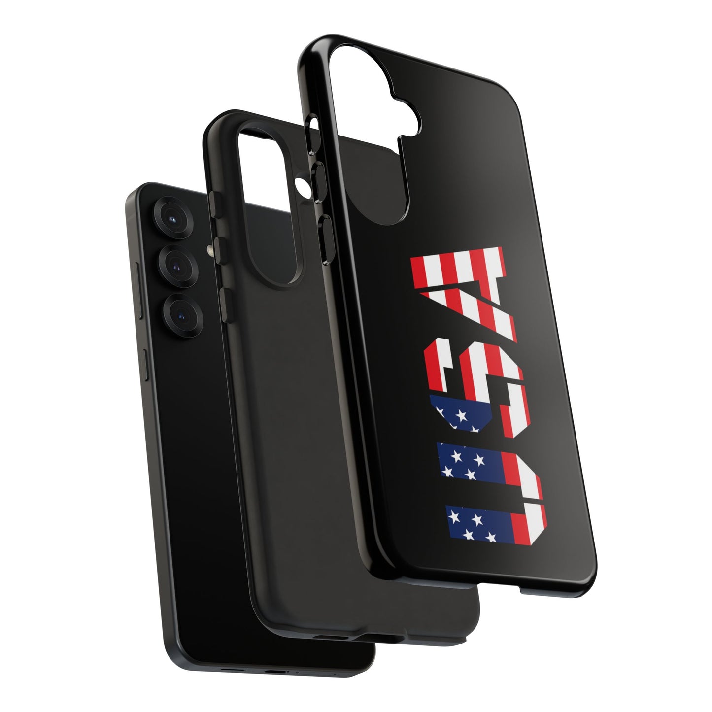 USA Flag Phone Case, Tough Phone Cover, Patriotic Gift, Independence Day Accessory, American Pride Mobile Case - TRV